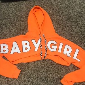 Cropped hoodie